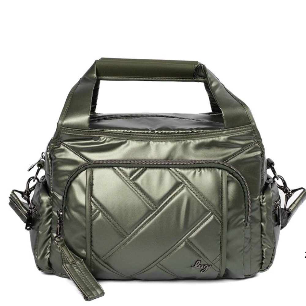 NWT Lug Rumble Quilted Satchel Bag with Crossbody Strap